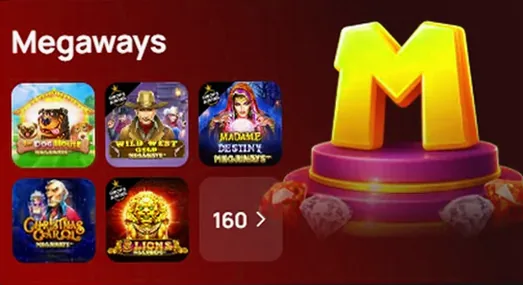 Коллекция Megaways : 160 игр